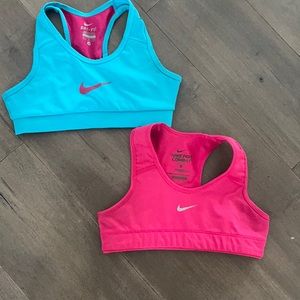 Nike Girls Kids Sport Bras Set